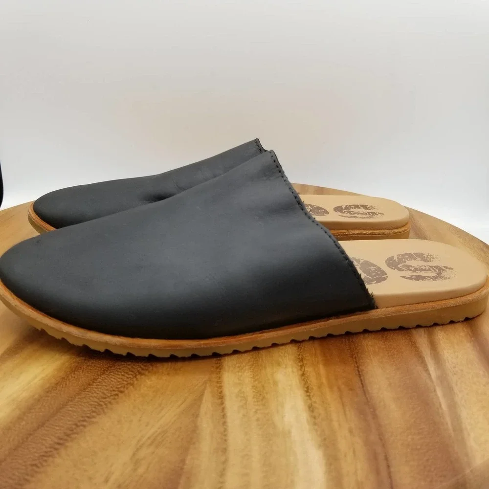 Sorel Ella Mule Black Leather Women's Size 8.5 - Picture 6 of 10